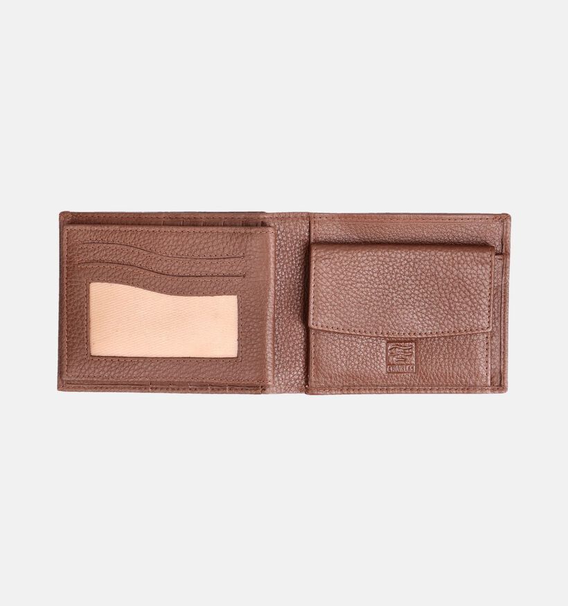 Crinkles Portefeuille en Cognac pour hommes (381726)