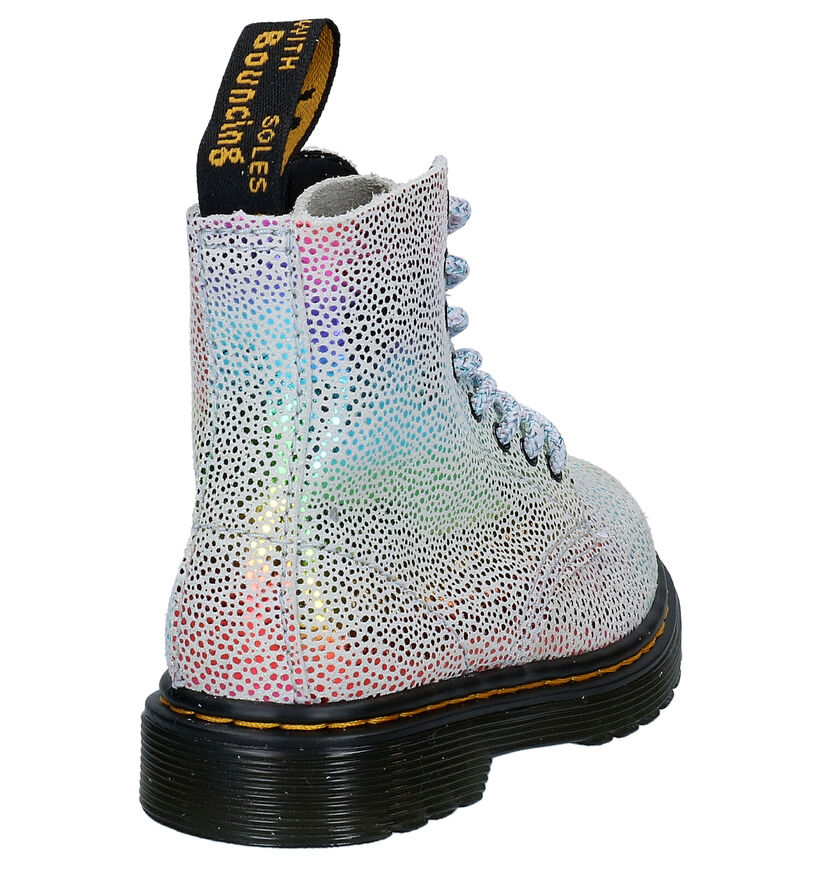 Dr Martens 1460 Pascal T Bottines en Argent pour filles (294433)