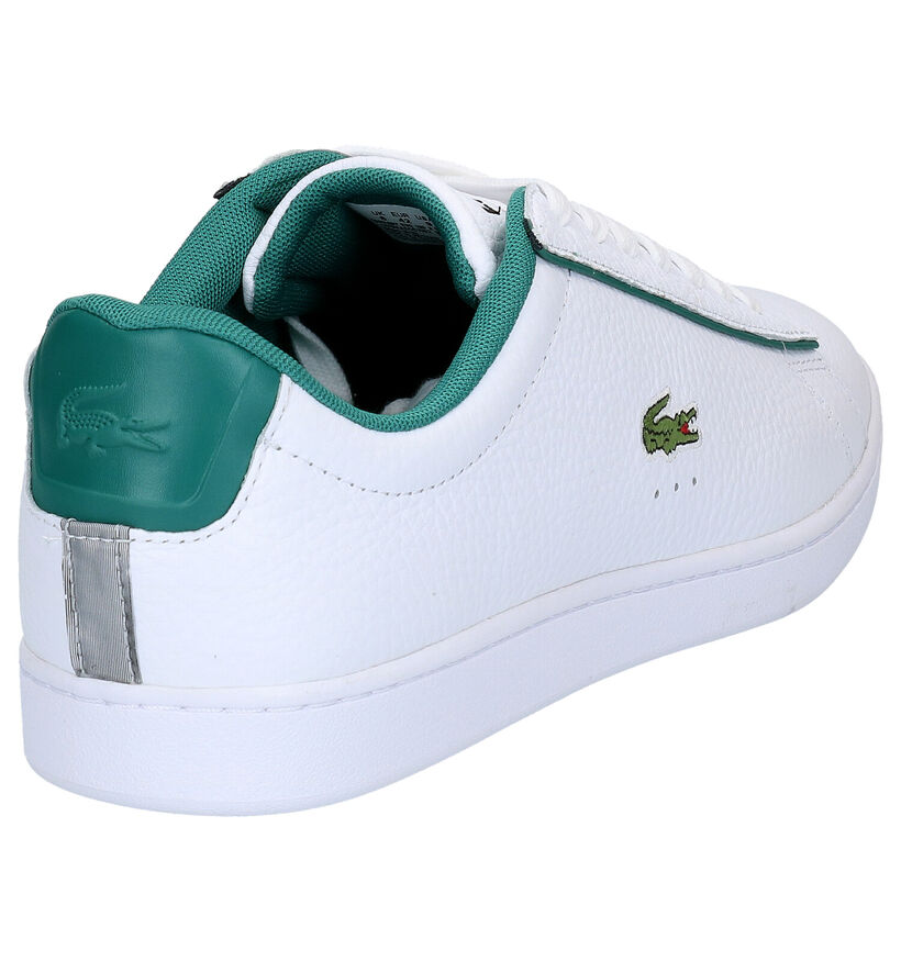 Lacoste Carnaby Evo Witte Sneakers in leer (266918)