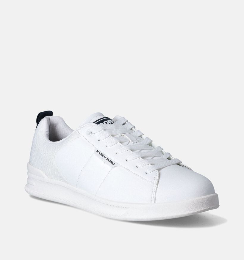 Bjorn Borg Witte Veterschoenen voor heren (352903) - geschikt voor steunzolen