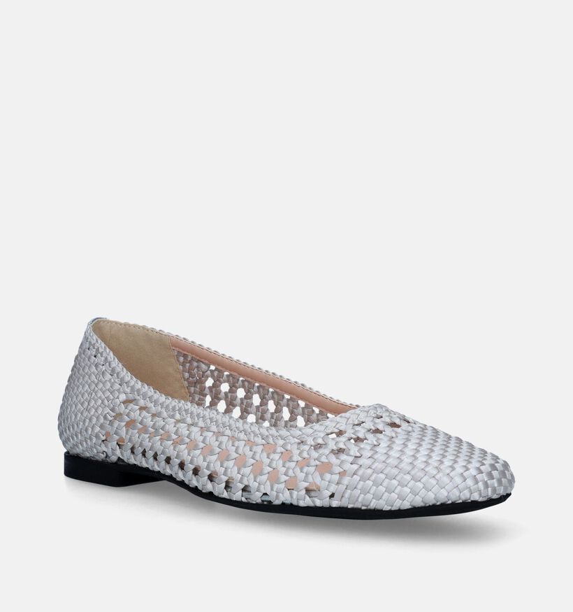 Signatur Tissage Ballerines en Gris pour femmes (338919)