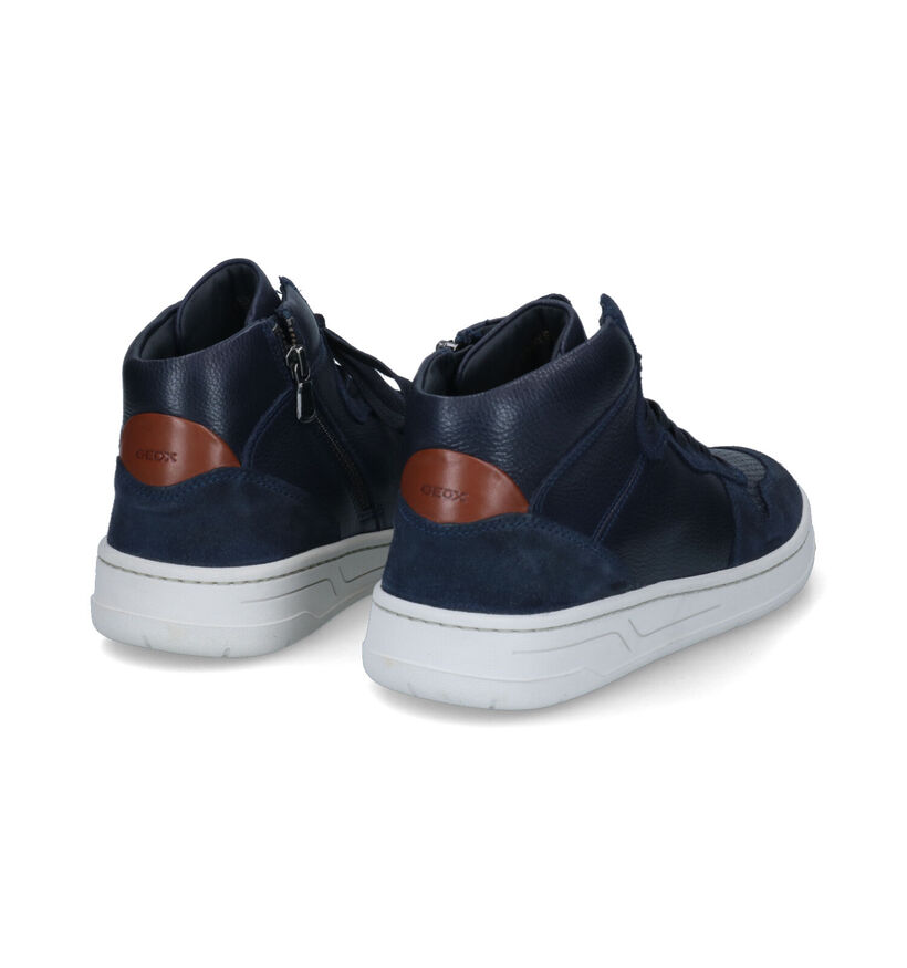 Geox Magnete Blauwe Sneakers in leer (313651)