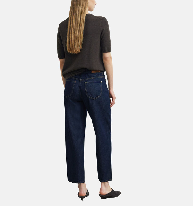 comma Liv Dark Denim Blauwe Barrel Jeans voor dames (379441)