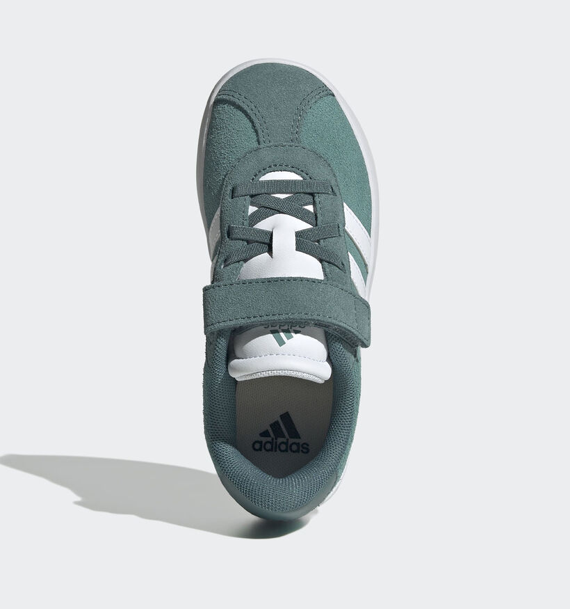 adidas VL Court 3.0 Groene Sneakers voor jongens (365347) - geschikt voor steunzolen