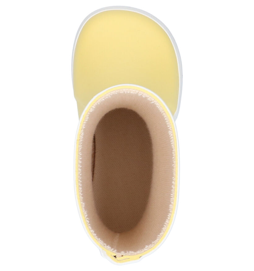 Bergstein Bottes de pluie en Jaune pour filles, garçons (280577) - pour semelles orthopédiques