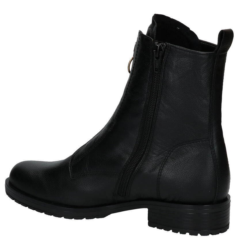 Gabor OptiFit Bottines en Noir en cuir (283528)