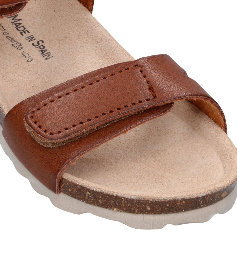 Made in Spain Cognac Sandalen in leer (324588)