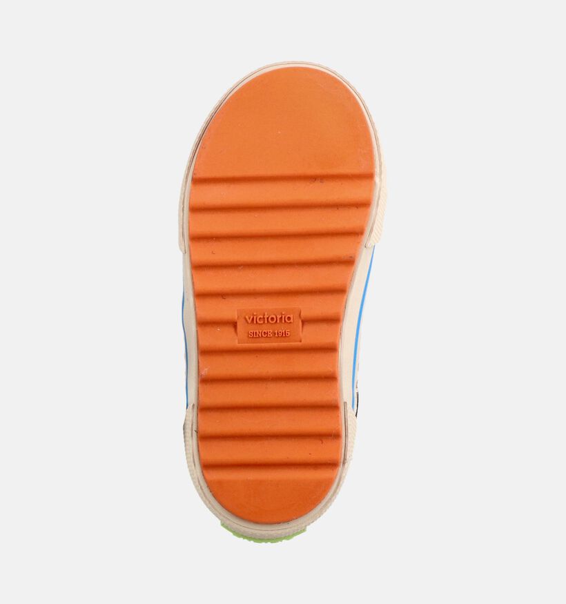 Victoria Baskets montantes en Brun fonc&eacute; pour gar&ccedil;ons (379099) - pour semelles orthop&eacute;diques