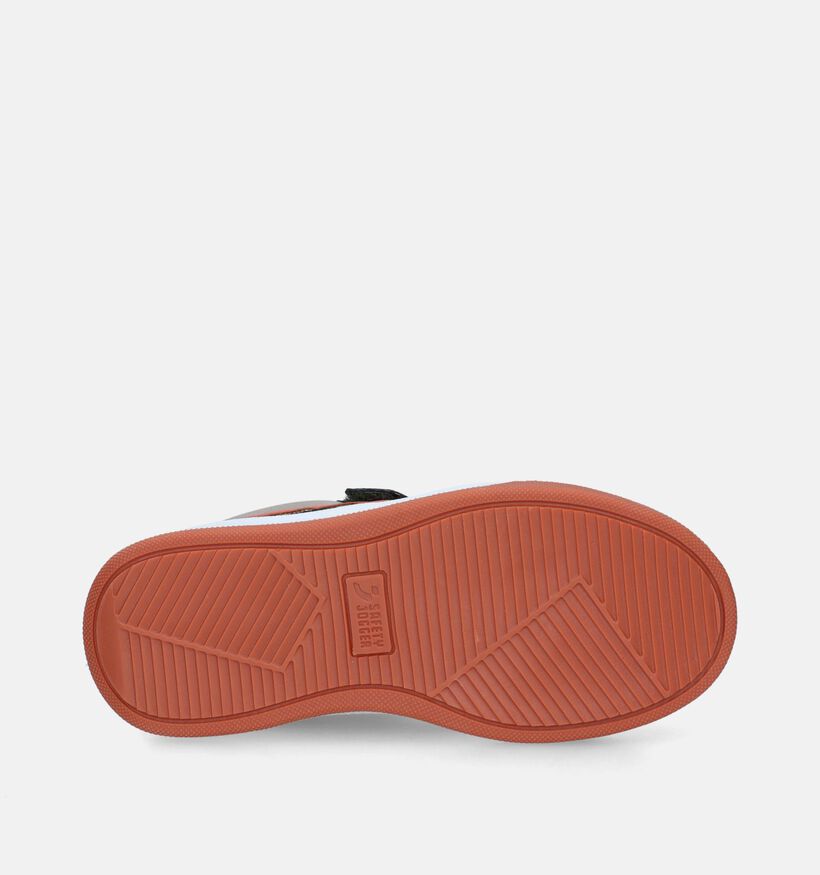 SJ Chaussures à scratch en Vert pour garçons (338535) - pour semelles orthopédiques