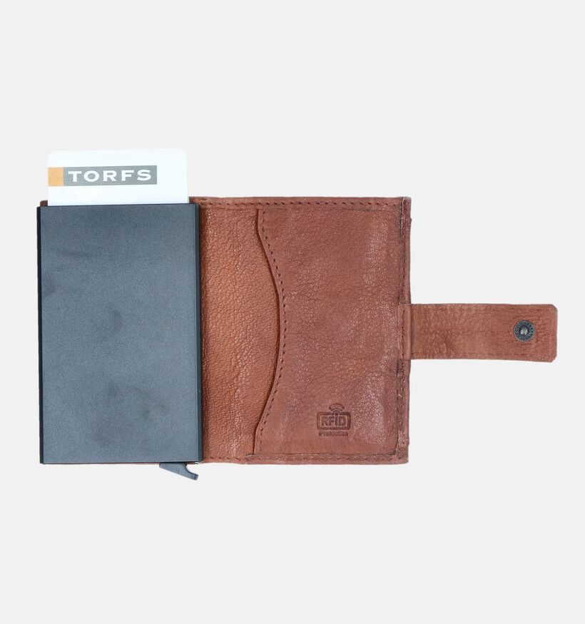 Bear Design Porte-monnaies zipp&eacute; en Cognac pour femmes, hommes (382143)