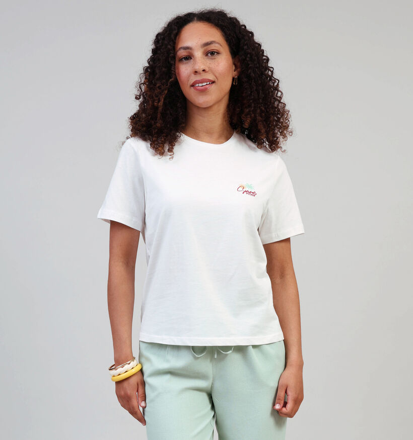Vila Witte T-shirt voor dames (361406)