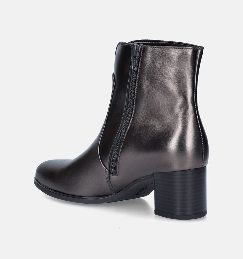 Gabor Best Fitting Bronzen Enkellaarsjes met hak voor dames (347091)