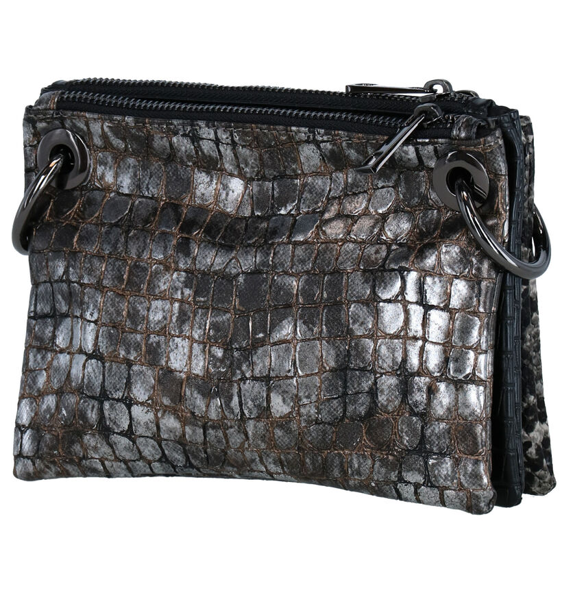 Marco Tozzi Bruine Crossbody Tas in kunstleer (280592)