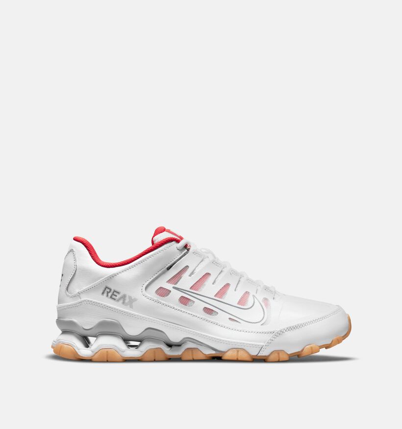 Nike Reax 8 TR Baskets basses en Blanc pour hommes (355869) - pour semelles orthopédiques