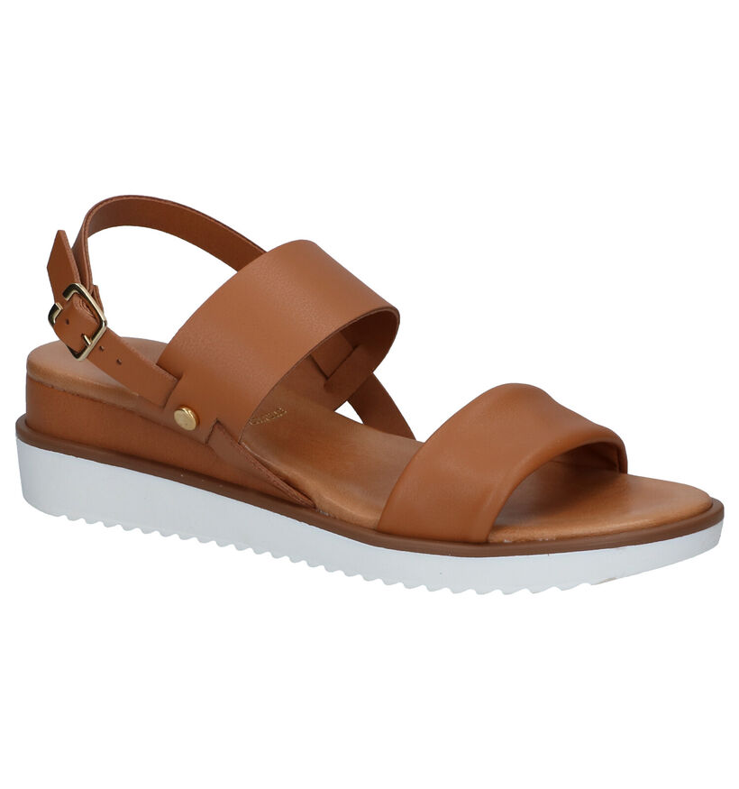 Scapa Witte Sandalen in leer (288761)