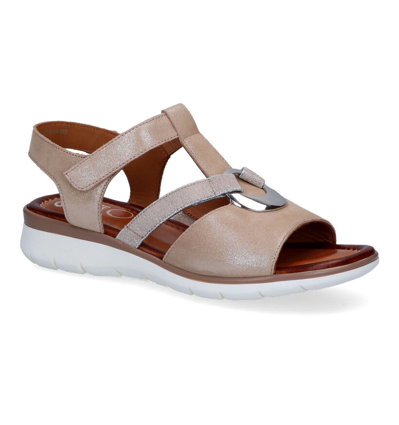 Ara Kreta Beige Sandalen in nubuck (307675)