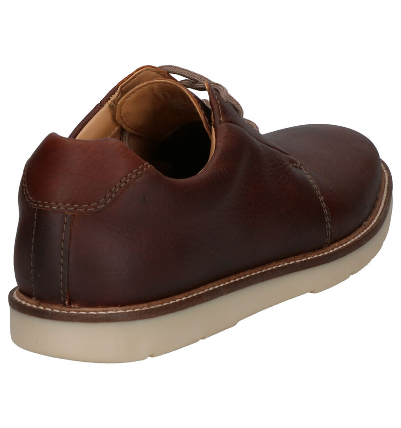 Clarks Grandin Plain Chaussures à lacets en Brun en cuir (256161)