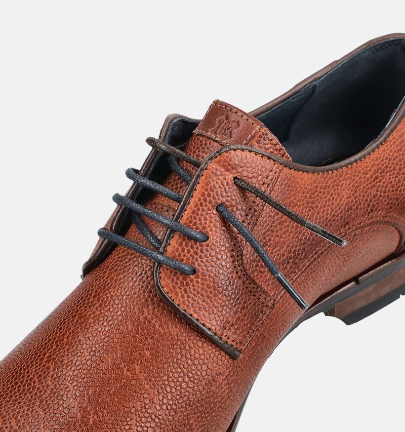 Berkelmans Oulton Chaussures classiques en Cognac pour hommes (379056) - pour semelles orthop&eacute;diques