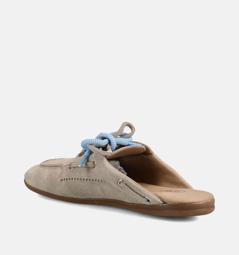 Shoecolate Beige Slippers voor dames (384042)