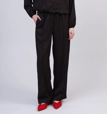 Vero Moda Broeken Zwart/Bruin
