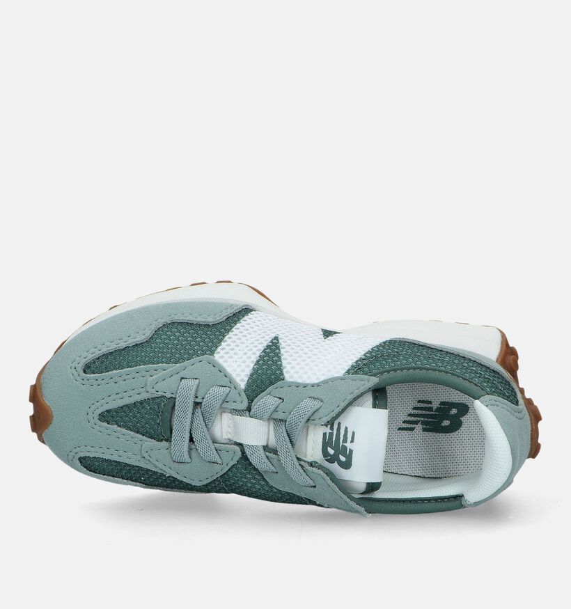 New Balance PH327 Baskets en Vert pour filles, garçons (327752) - pour semelles orthopédiques