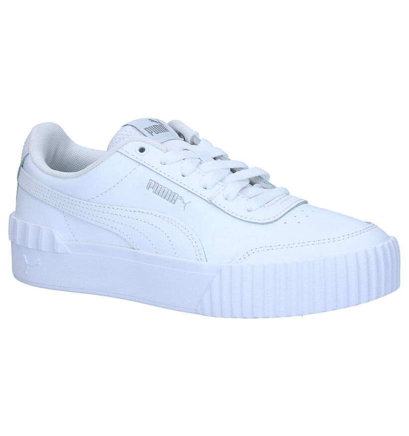 Puma Carina Lift Witte Sneakers in kunstleer (293506)