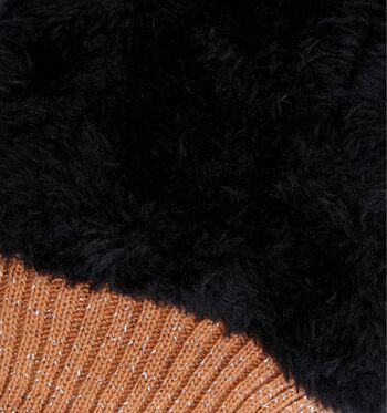 Via Limone Handschoenen Cognac/Roze