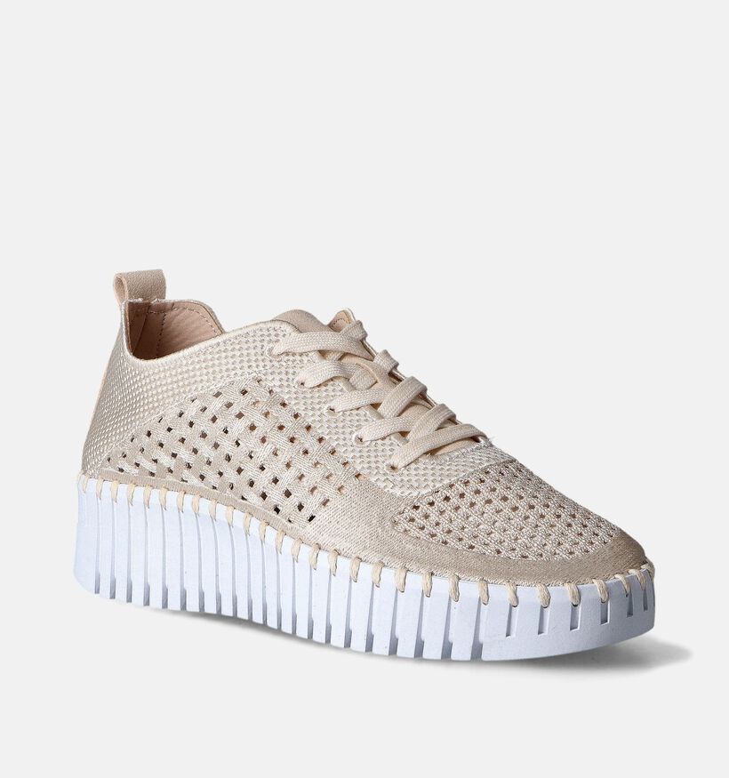 Ilse Jacobsen Tulip Ecru Veterschoenen voor dames (355840) - geschikt voor steunzolen