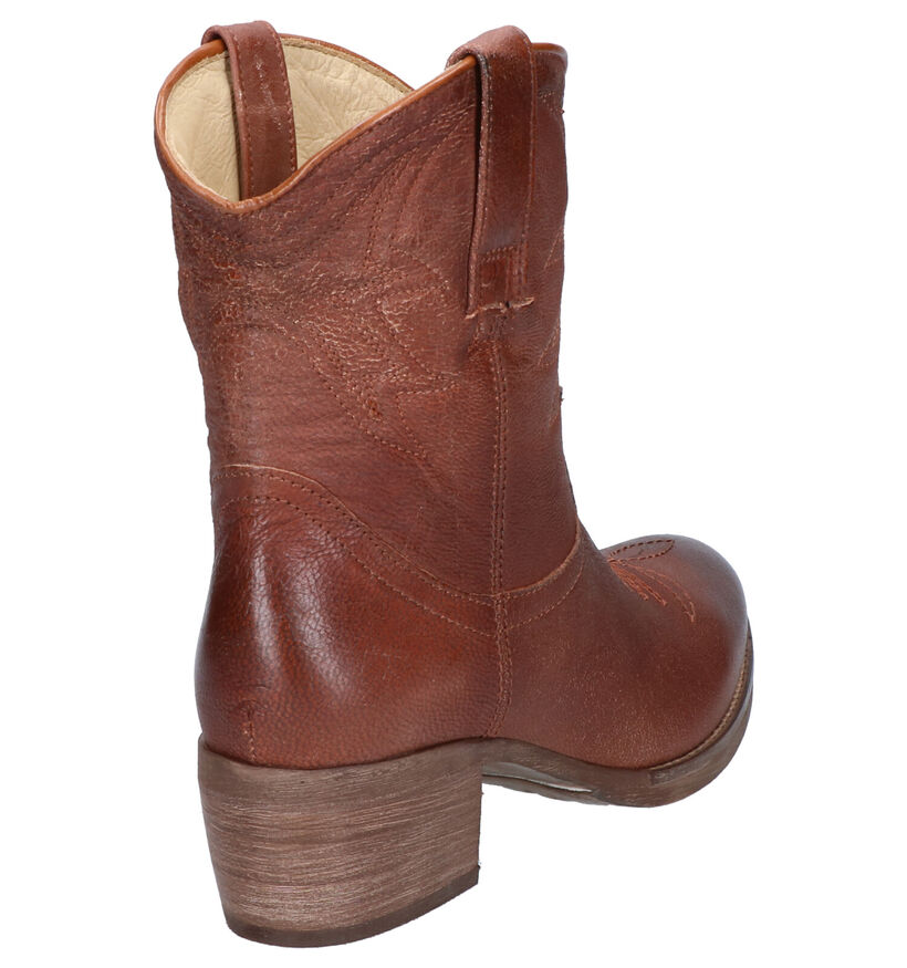 Antonio Moretto Bottes basses en Cognac en cuir (270950)