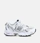 New Balance 530 Witte/Zilveren Sneakers voor meisjes (390099) - geschikt voor steunzolen