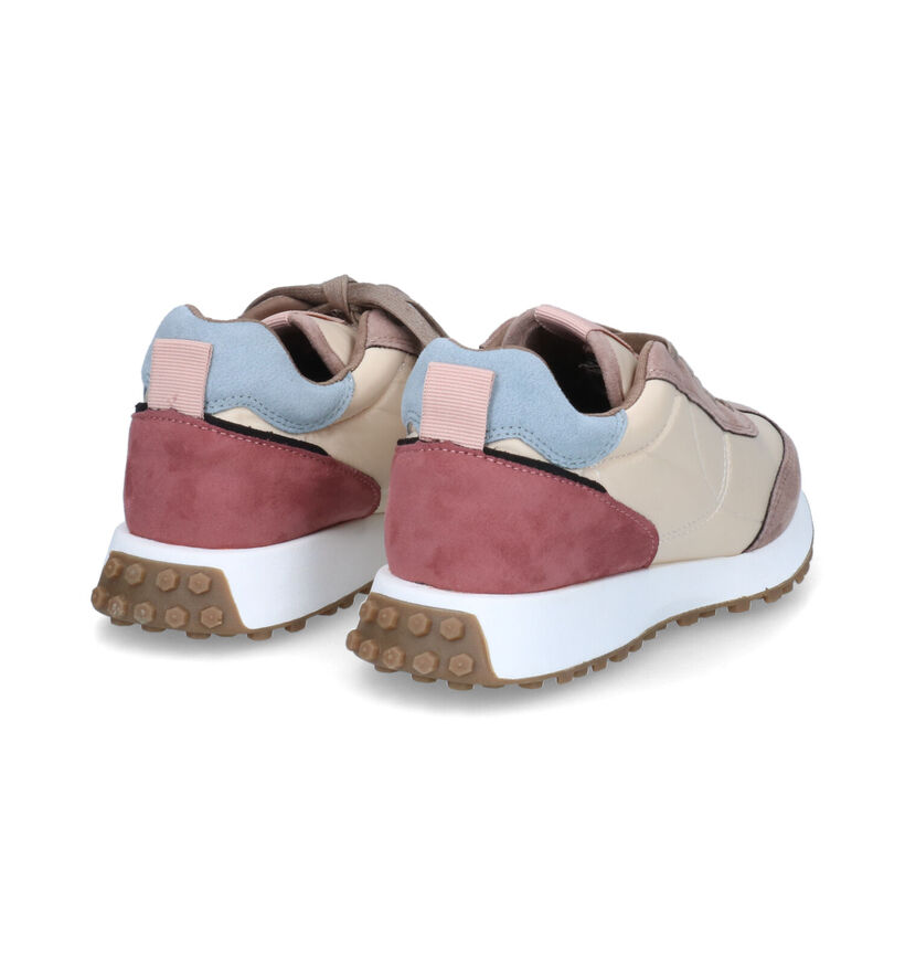 Milo & Mila Baskets basses en Beige pour filles (318688) - pour semelles orthopédiques