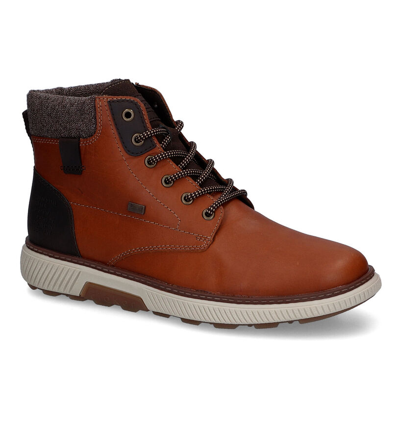 Rieker Chaussures hautes en Cognac pour hommes (331756) - pour semelles orthopédiques