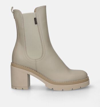 Bottines beige