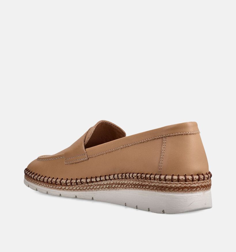 Hush Puppies Beige Loafers voor dames (370571) - geschikt voor steunzolen