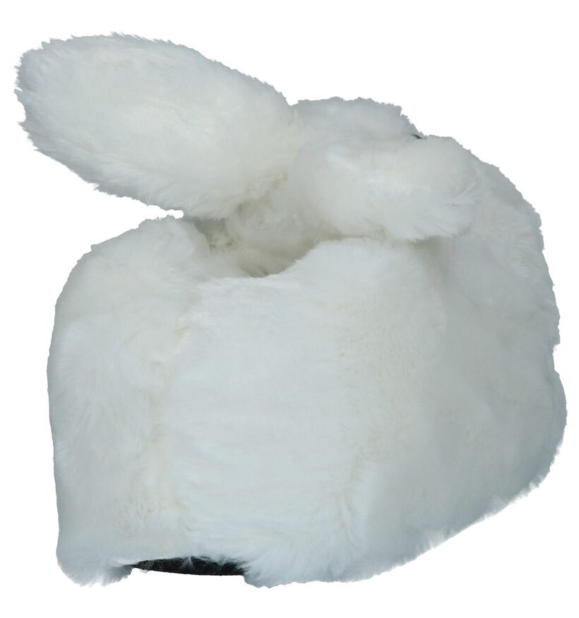 Dazzle Pantoufles fermées en Blanc en textile (225810)