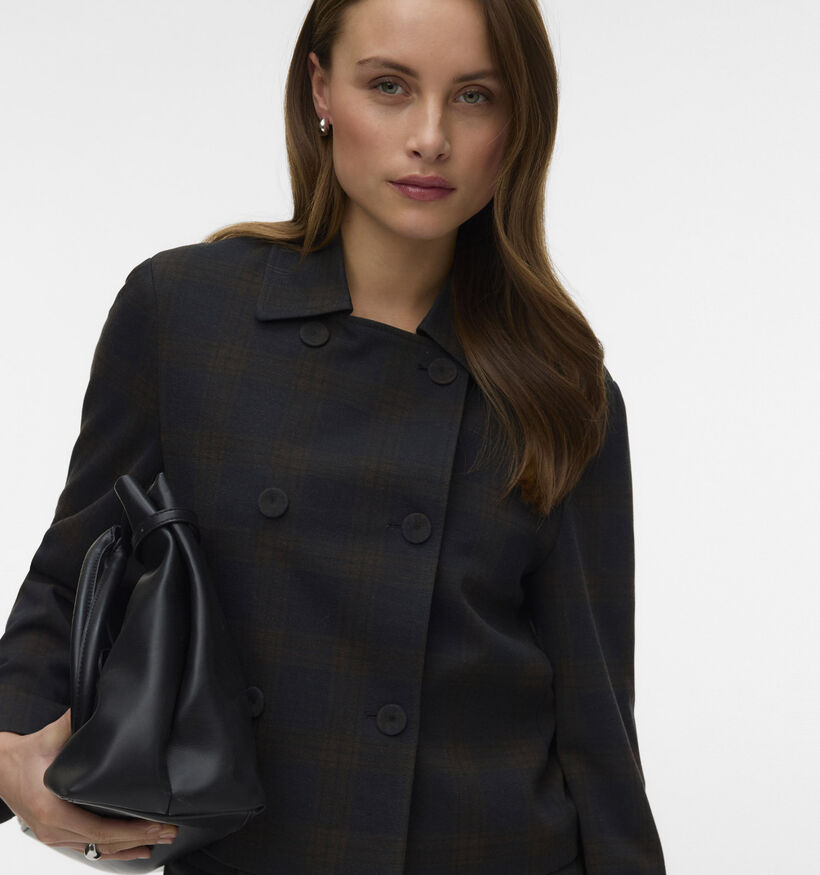 Vero Moda Malli Donkerblauwe Korte Blazer Geruit voor dames (379686)
