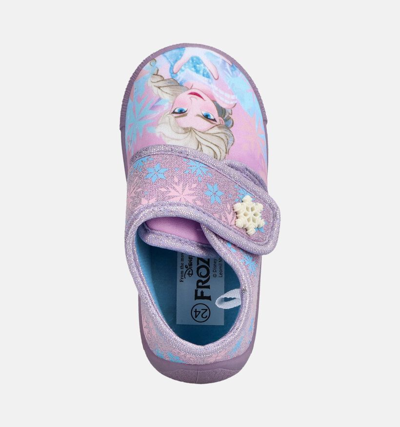 Frozen Elsa Roze/Lila Pantoffels met Glitter voor meisjes (381120)