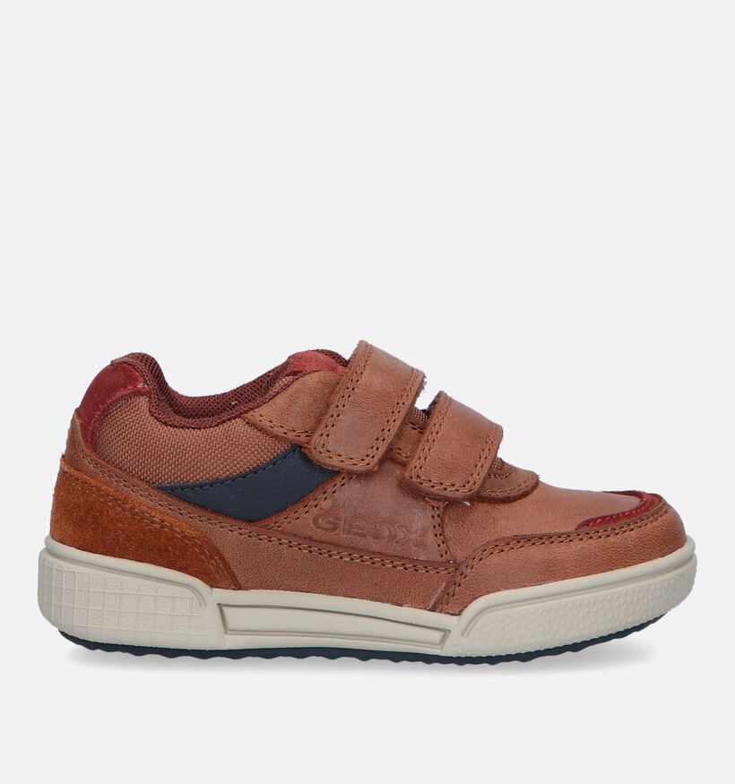 Geox Poseido Cognac Velcroschoenen voor jongens (330065) - geschikt voor steunzolen