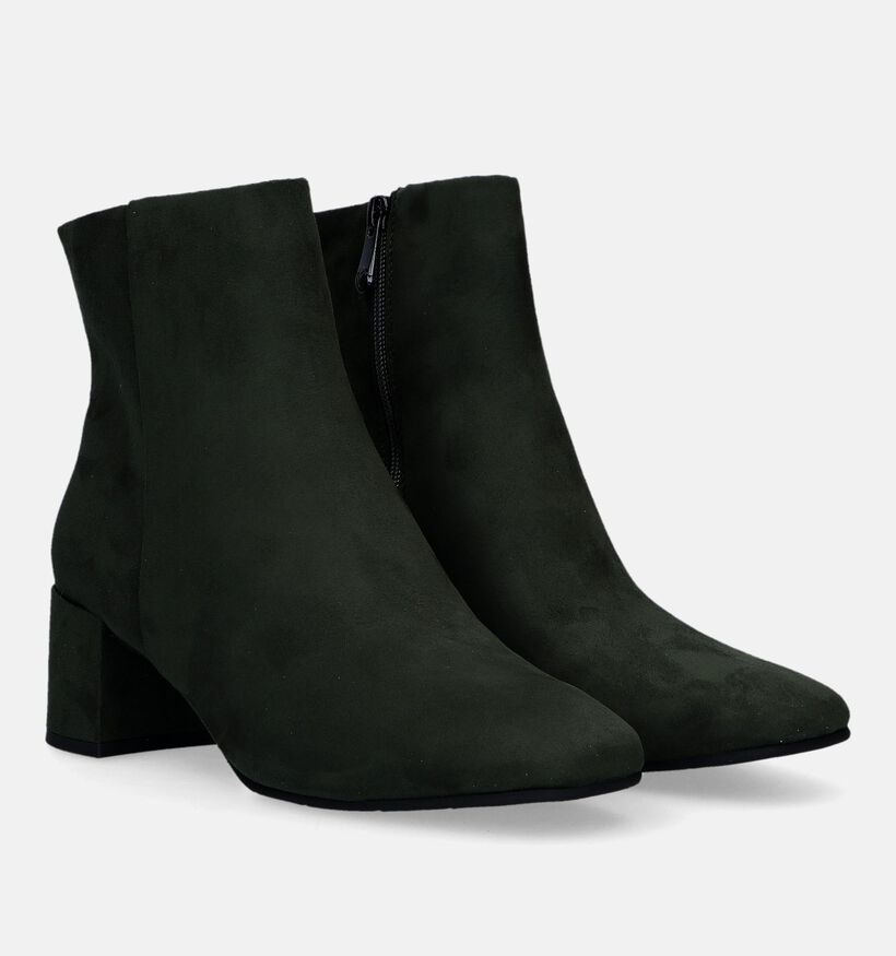 Marco Tozzi Bottines à talons en Vert kaki pour femmes (330648)