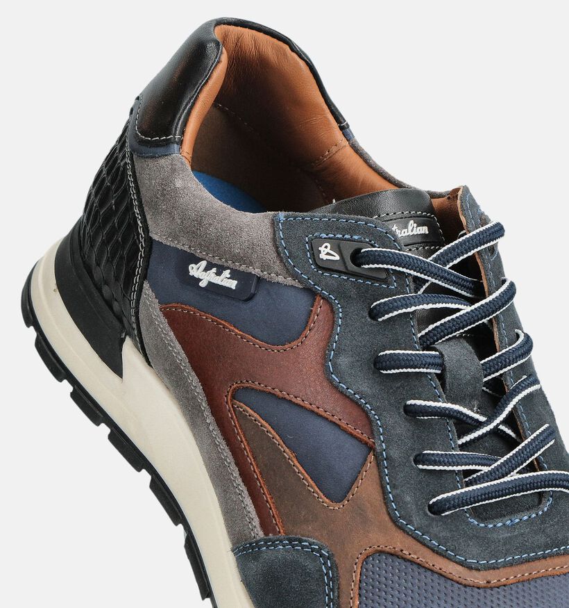 Australian Tiago Chaussures à lacets en Bleu pour hommes (361659) - pour semelles orthopédiques