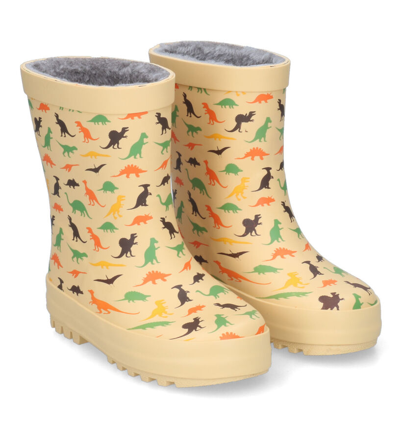 Xplor Rainboot Fur Lining Gele Regenlaarzen voor jongens (313339) - geschikt voor steunzolen