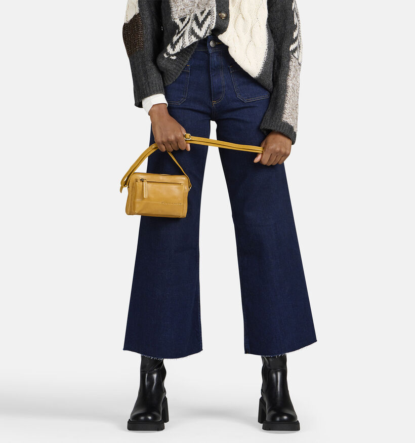 Burkely Norah Sac porté croisé en Jaune pour femmes (347962)