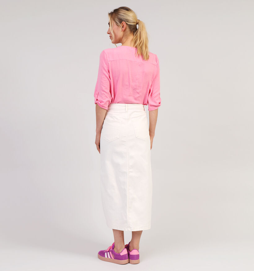 Vila Nus Witte Jeansrok voor dames (351804)
