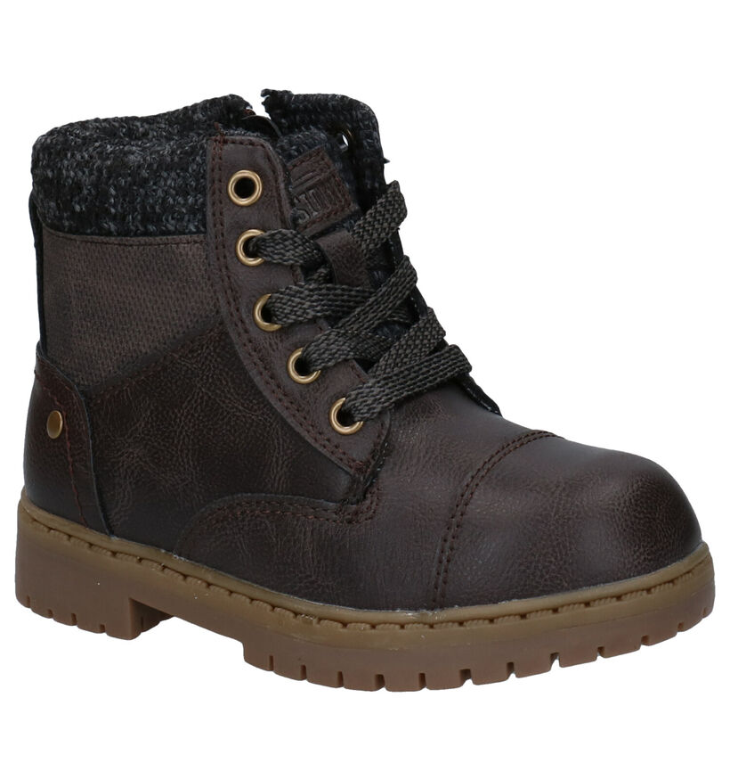 Sprox Bottines en Brun foncé en simili cuir (291373)