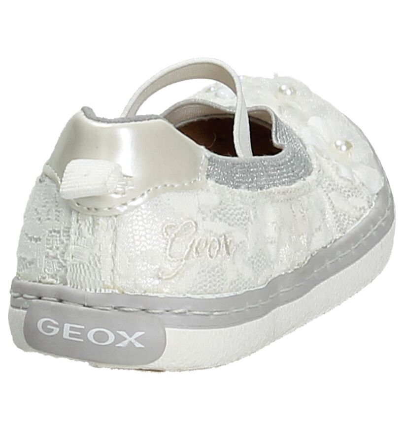 Geox Ballerines en Blanc en textile (190693)