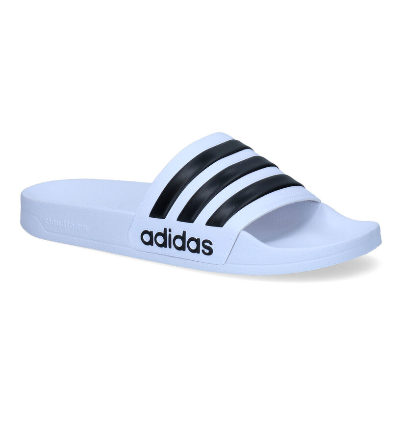 adidas Adilette Shower Claquette de piscine en Blanc Hommes Nu