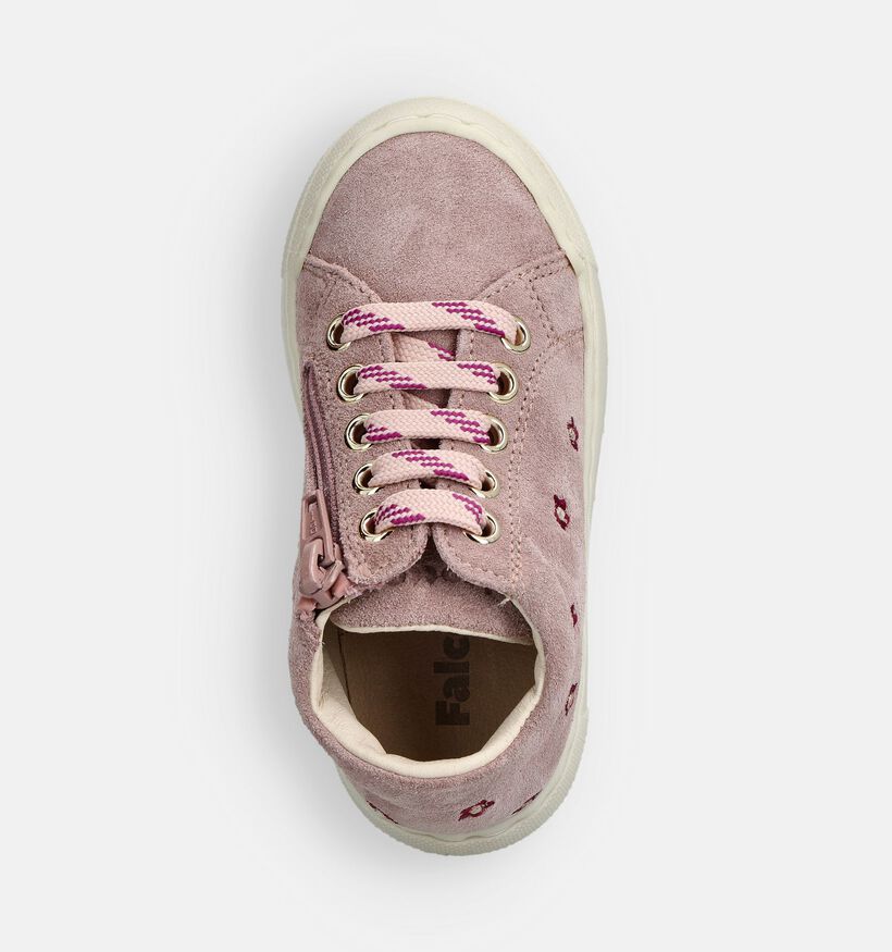 Falcotto Daisies Roze Hoge Veterschoenen voor meisjes (364198)