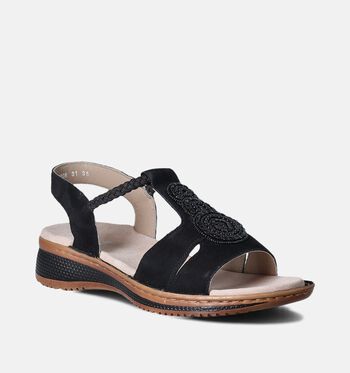 Ara High Soft Sandalen Zwart