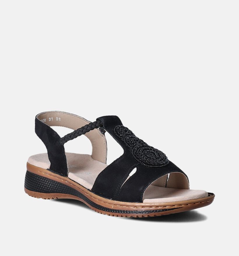 Ara Hawaii 2.0 Sandales en Noir pour femmes (355213)