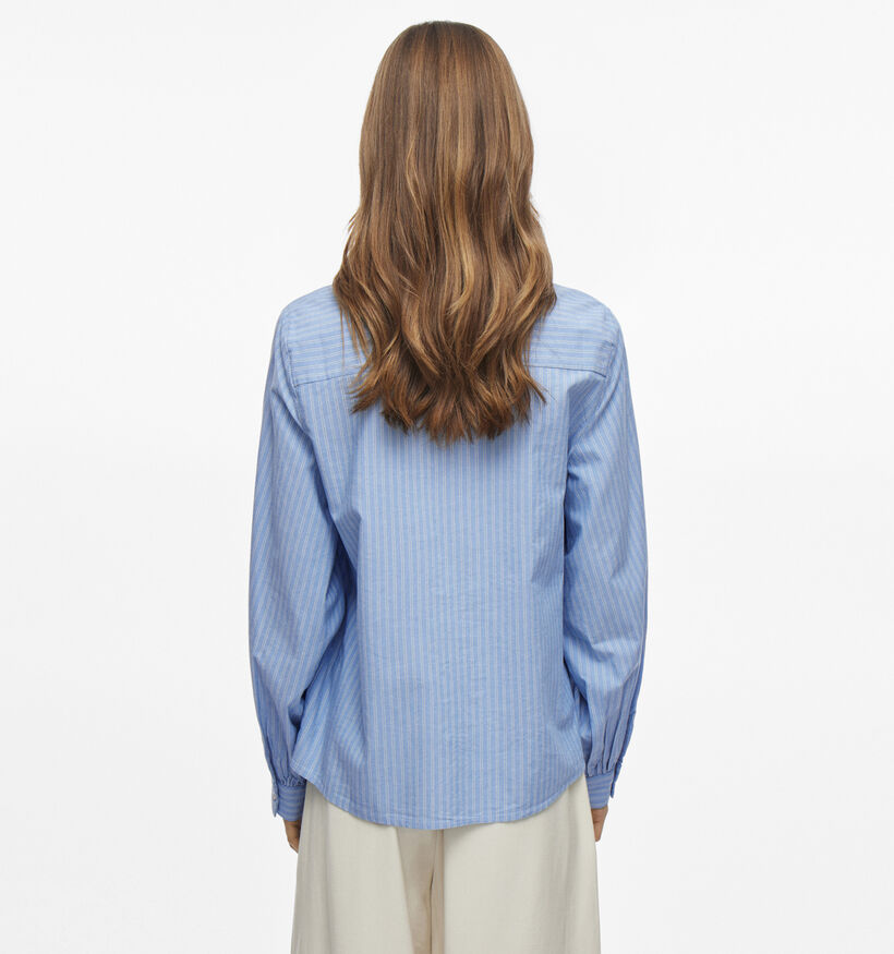 Vila Caspiana Blauw Hemd met strepen voor dames (353045)